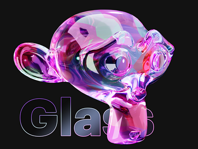 Glass 3d 3d art abstract design blender design illustration modeling rendering