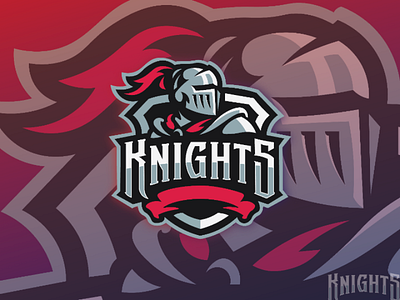 KNIGHTS gaming mascot design