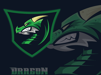 Dragon mascot design dragon green green dragon mascot mascot design