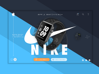 Apple watch Nike + apple apple watch iwatch just do it nike nike apple shoping site ui ui ux uikit web ui
