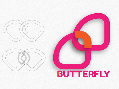 butterfly logo design