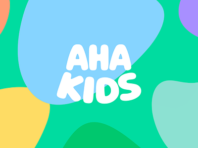 AHA KIDS Logo ahakids kids logo vectors