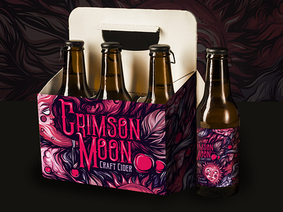 Cider illustration packaging