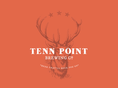 Tenn Point Brewing Co. beer branding design graphic design logo tenn point