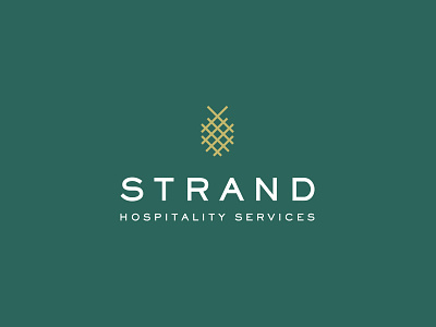 Strand - 1 abstract branding design graphic design hospitality hotel logo pineapple