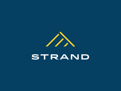 Strand - 2 branding design graphic design hospitality hotel logo triangle