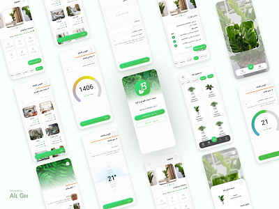 Plant Care App app design minimal ui userinterface ux