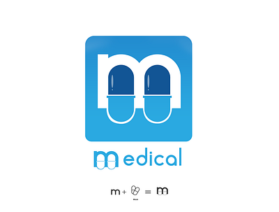 medical logo app app icon application blue icon logo logo design medicine sign simbol