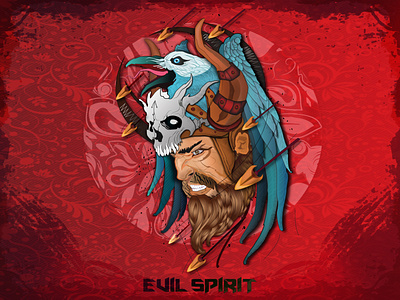 Evil Spirit design illustration vector