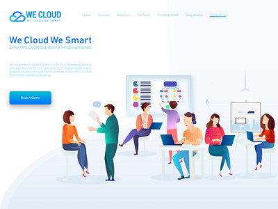 Digital Consulting Side Landing Page