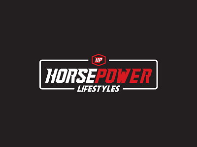 Horse Power Lifestyles badge branding icon identity lettering logo type vector