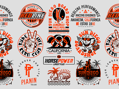 Logos / 2020 badge branding design icon identity illustration lettering logo type vector