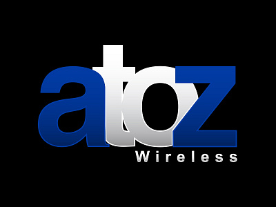 AtoZ Wireless branding icon identity logo