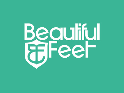 Beautiful Feet branding icon identity logo
