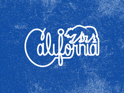 California badge branding cali california icon identity lettering logo type