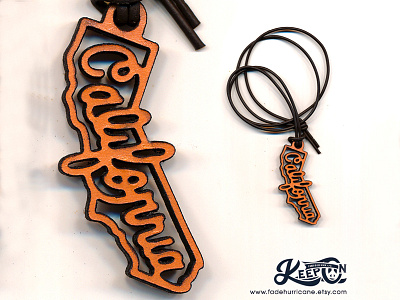 California Leather Necklace cali california icons laser laser cut laserengraving laseretching leather leathernecklace logos necklace