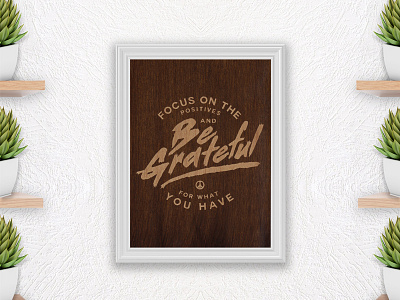 Be Grateful icons laser laser cut laserengraving laseretching logos prints wood