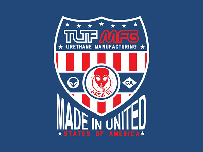 TLTF MFG badge branding icon identity lettering logo type