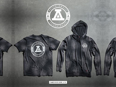 Circle Wash Tee and Hoodie actionsports ayc icon logo nyc type vector