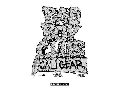 BBC Stoned Cali Gear actionsports apparel badboybrands illustration logo tee