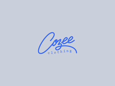 Cozee Clothing branding icon identity lettering logo type