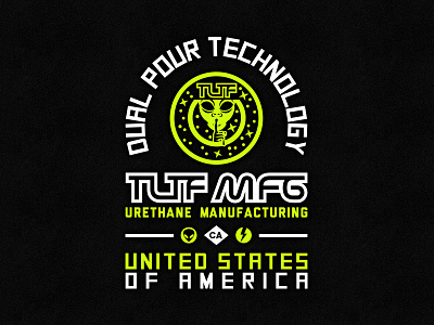 TLTF MFG americanmade badge icon lettering logo type usamade