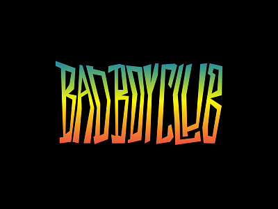 Bad Boy Club badboyclub badge bbc branding icon lettering logo type