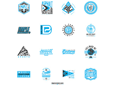 Logo Development “2015 – 2017” badge branding icon lettering logo type