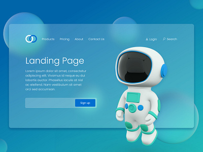 Landing Page template