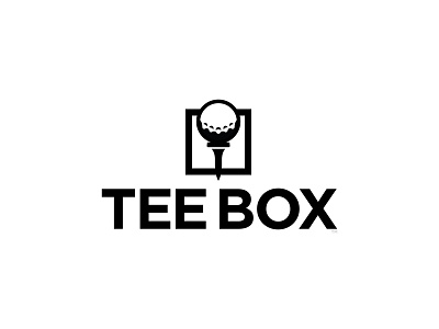 TEE BOX - OFFICIAL LOGO 2021 branding branding design golf ball logo