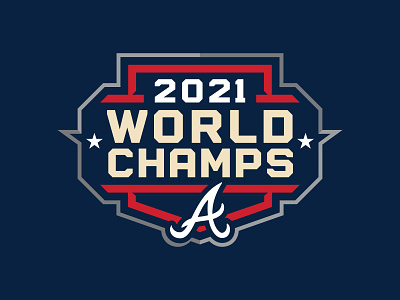 Atlanta Braves JH Design 2021 World Series Champions Reversible