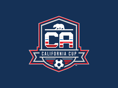 CALIFORNIA CUP - OFFICIAL LOGO branding cups identity design logos matt harvey soccer
