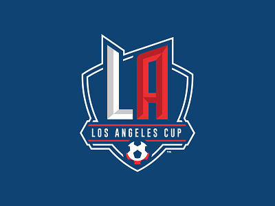 LOS ANGELES CUP - OFFICIAL LOGO branding cups identity design matt harvey soccer