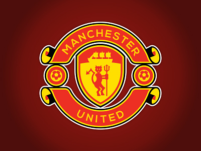 MANCHESTER UNITED - Logo Concept england europe football manchester united manu matt harvey mwhstudios premier league soccer uefa