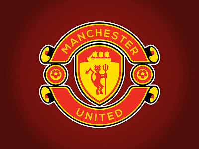 MANCHESTER UNITED - Logo Concept england europe football manchester united manu matt harvey mwhstudios premier league soccer uefa