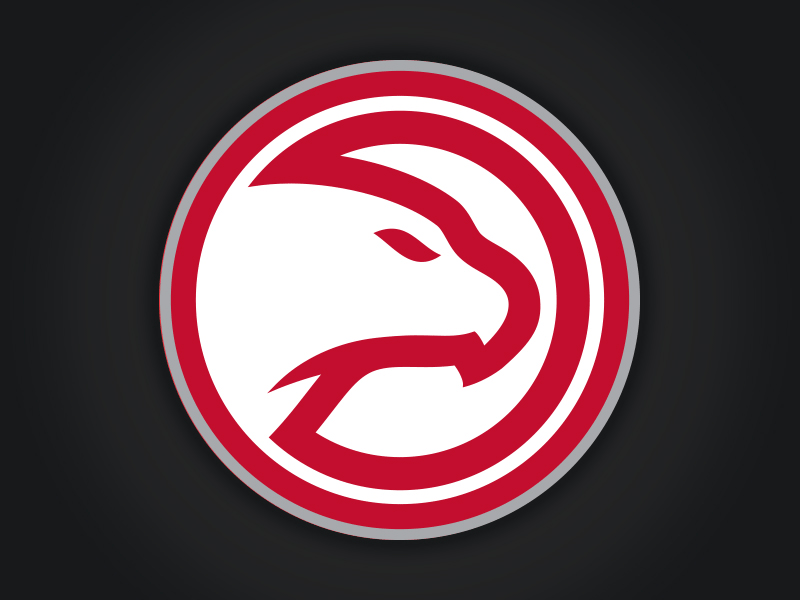 ATLANTA HAWKS - NEW LOGO CONCEPT atlanta basketball branding concepts design hawks logos matt harvey mwhstudios nba sports