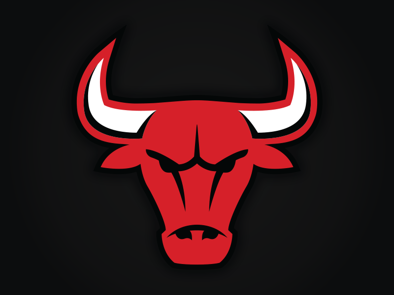 chicago bulls logo black and white wallpaper