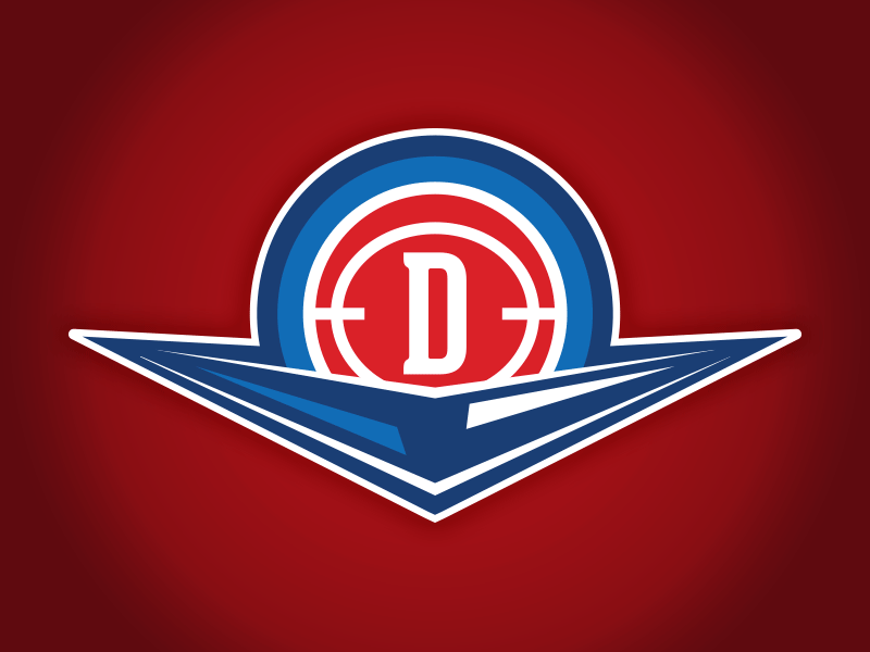 DETROIT PISTONS - NEW LOGO CONCEPT basketball branding concepts design detroit logos matt harvey mwhstudios nba pistons sports