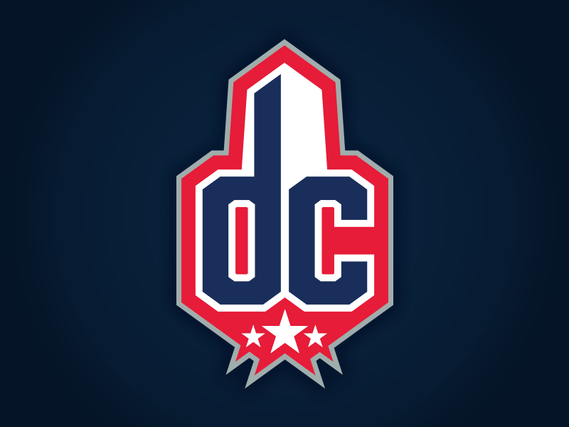 WASHINGTON WIZARDS - NEW LOGO CONCEPT basketball branding concepts dc design logos matt harvey mwhstudios nba sports washington wizards