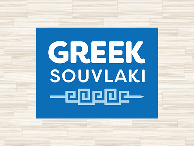 GREEK SOUVLAKI branding food greek logos matt harvey restaurant slc