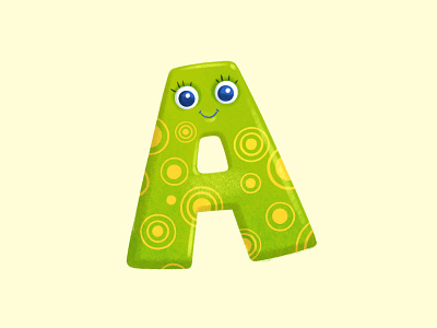 Alphabet alphabet character cute digital illustration illustration