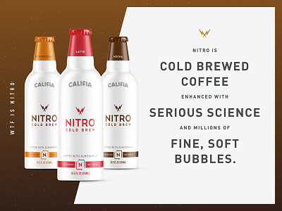 Nitro Preview caffeine califia coffee coldbrew landing page lightning nitro