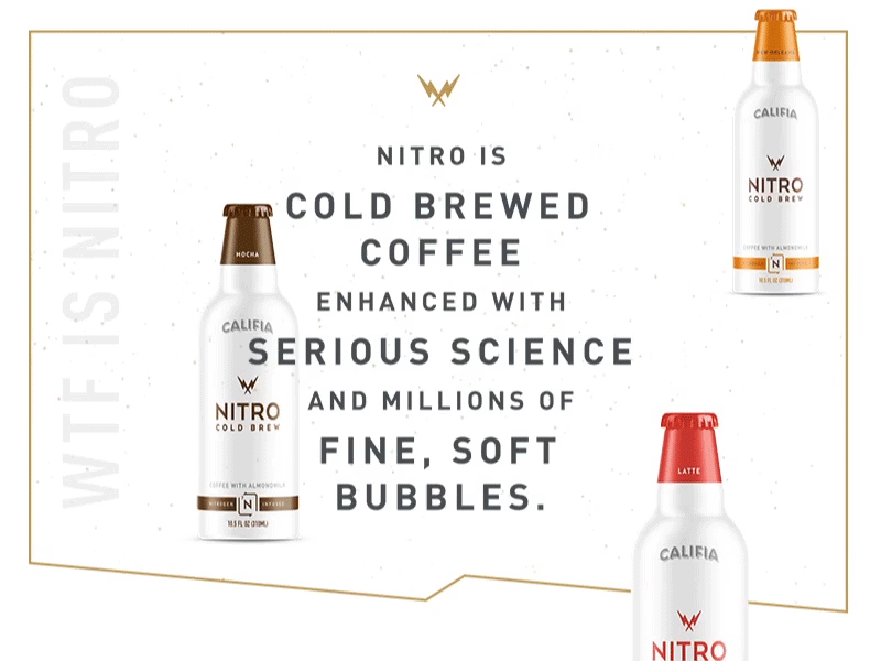 Nitro Parallax Concept after effects animation coffee landing page nitro parallax ui ux