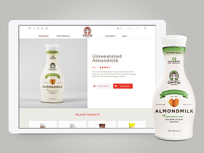 Califia eCommerce ecommerce responsive web design ui ux