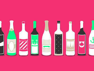 AbFab absolutely fabulous bbc bottles liquor poster wine