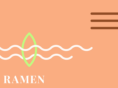 Ramen agency food illustration lines art noodles ramen soup