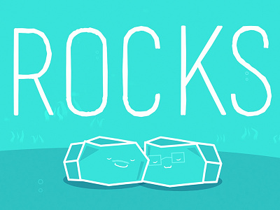 Rocks faces geology geometric illustration line rocks solid teak