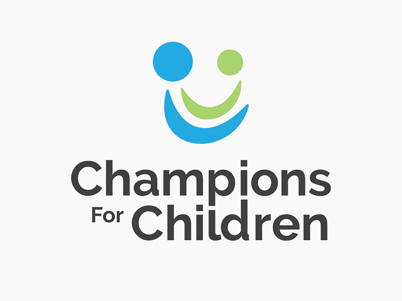 Champions For Children animation graphics logo motion non profit parenting smile