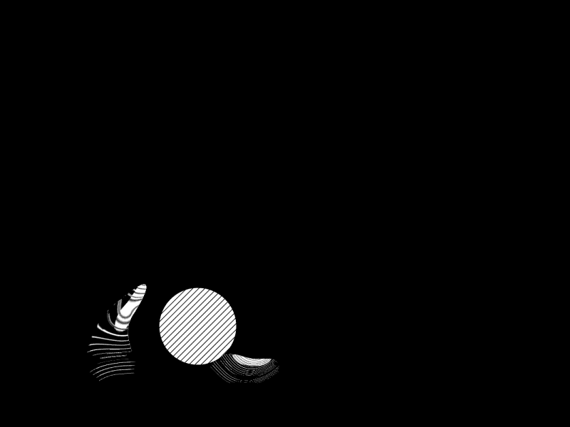 Geometry | Exploration movement animation blinds geometry shape lines distortion black and white