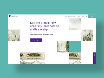 University Foundation | Concept Homepage alumni college geometric school science stem support university